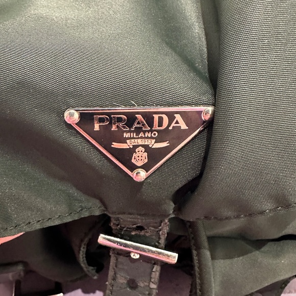 Prada dark green Nylon Backpack - Picture 11 of 14